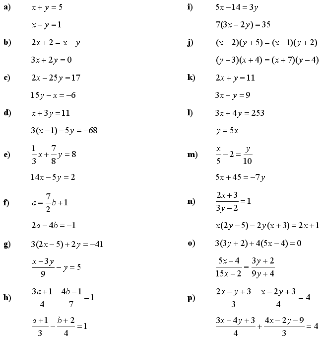 Soustavy lineárních rovnic a nerovnic - Příklad 1 - Zadání